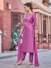 Dhruvi 505 Silk Embroidery Kurti With Bottom Dupatta 